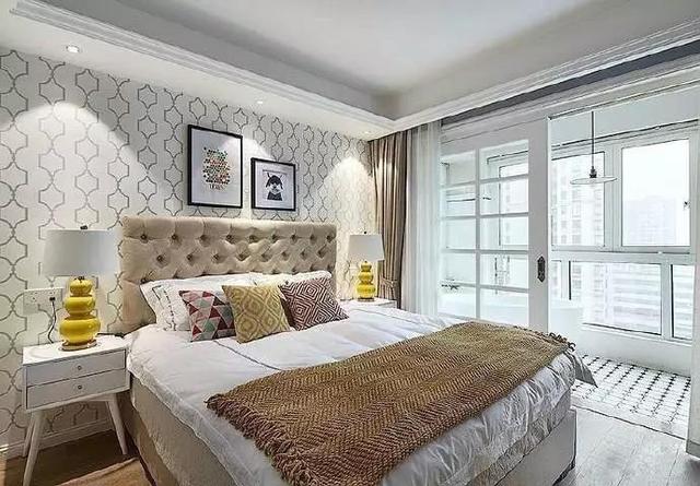 106平三居室簡歐風裝修，適合年輕小夫妻居住。