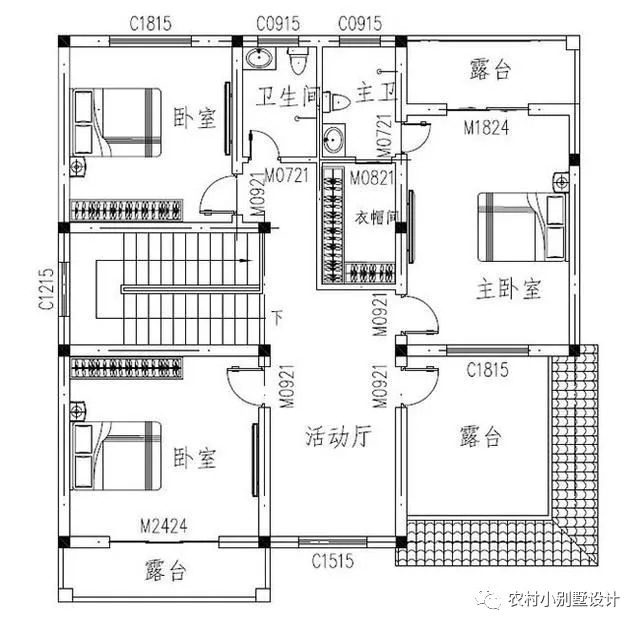 3款30萬預(yù)算農(nóng)村三層自建房設(shè)計圖，富有現(xiàn)代氣息