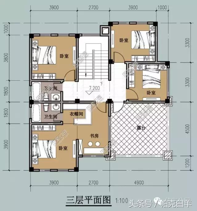 10套經典帶車庫新農村自建房設計圖分享，戶型方正實用