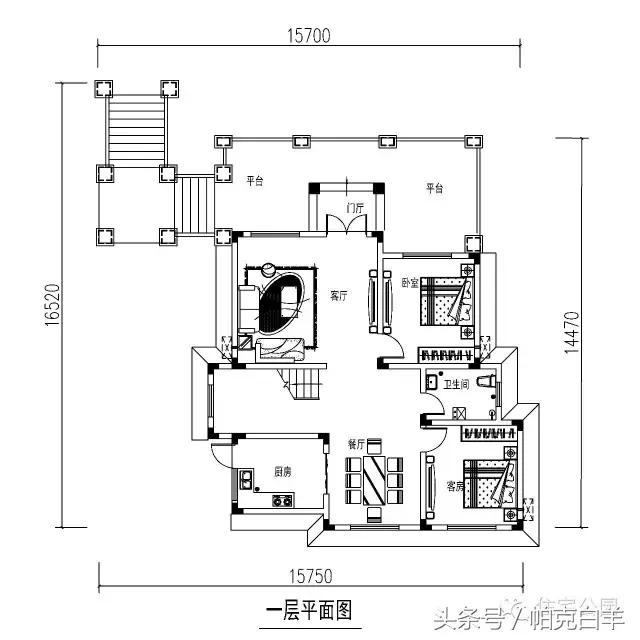 10套經(jīng)典帶車(chē)庫(kù)新農(nóng)村自建房設(shè)計(jì)圖分享，戶(hù)型方正實(shí)用