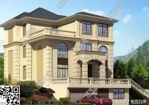 10套經(jīng)典帶車(chē)庫(kù)新農(nóng)村自建房設(shè)計(jì)圖分享，戶(hù)型方正實(shí)用