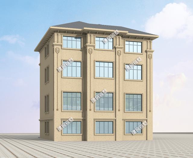 四層別墅設計圖，帶地下車庫，客廳挑空設計，真是美極了