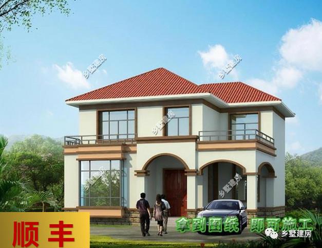 兩款性價比超高的二層農(nóng)村別墅設(shè)計圖，精致實用