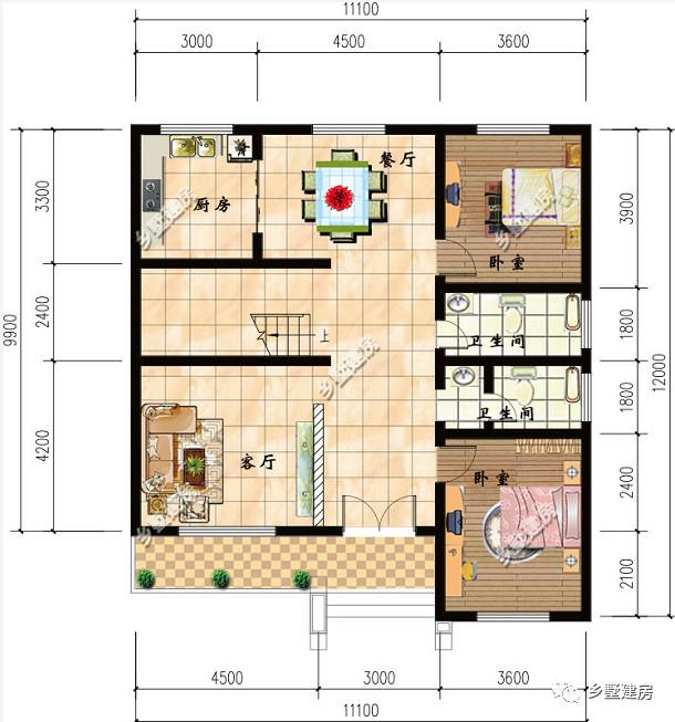 兩款性價比超高的二層農(nóng)村別墅設(shè)計圖，精致實用
