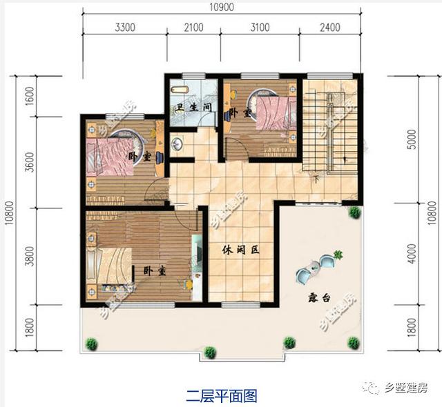 兩款性價比超高的二層農(nóng)村別墅設(shè)計圖，精致實用