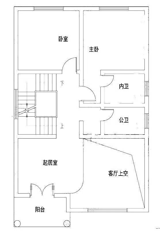 2款三層帶挑空客廳小洋樓別墅設計圖，無挑空，不豪華，戶型豪華大氣
