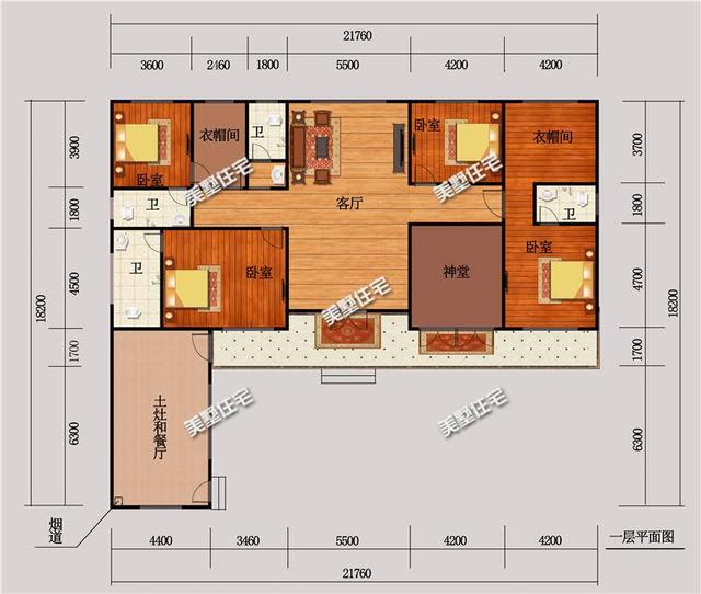 10套最美帶堂屋的別墅設計圖，戶型實用又美觀