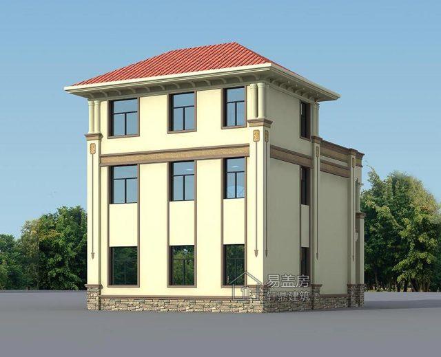 帶空中花園的歐式三層農村別墅設計圖，讓你享受高端大氣奢華的生活