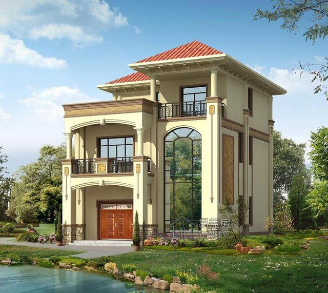 帶空中花園的歐式三層農村別墅設計圖，讓你享受高端大氣奢華的生活