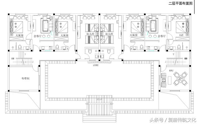 三層中式別墅設計圖，簡約大氣，真正的豪宅