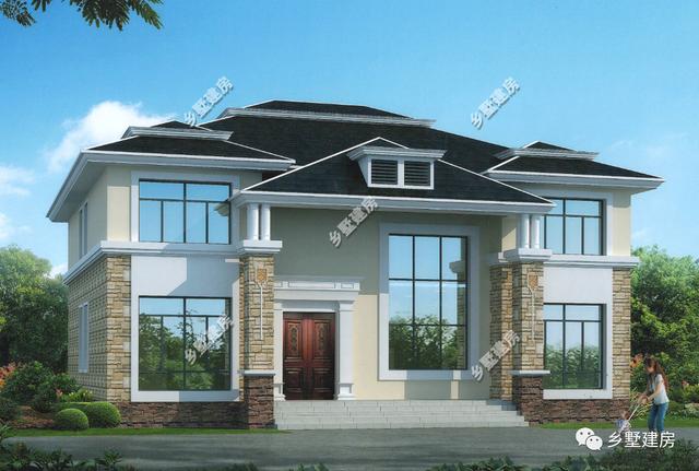 2款二層自建房別墅設計圖，喜歡建二層的朋友看一看啦