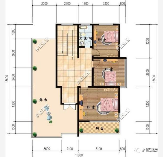 2款二層自建房別墅設計圖，喜歡建二層的朋友看一看啦