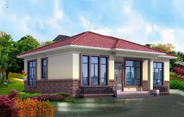 鄉村一層房屋設計，專為父母設計的養老房