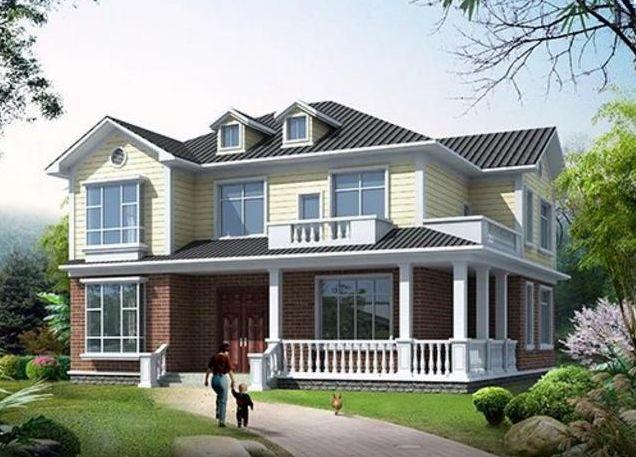 二層農(nóng)村自建房設(shè)計圖，大氣又實用，適應(yīng)性更強