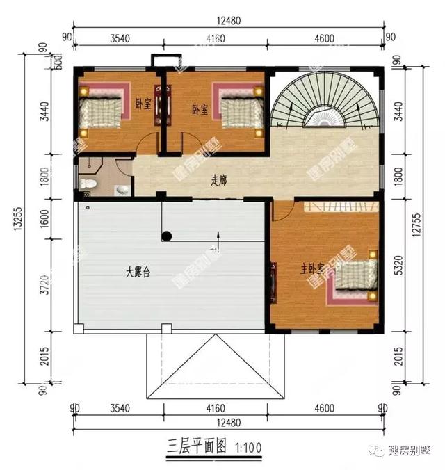 3款開間相近的農村自建房設計圖，建房還是要根據自己的預算和切實需要