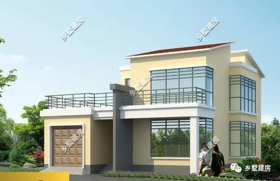 2款不同風格的二層農村自建房別墅設計，適合你嗎？