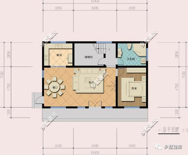 農村別墅設計圖，色系也很重要，現推薦2款流行色隨便選