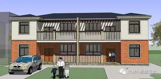 58款兄弟雙拼農村別墅圖片來襲，自建雙拼的可以參考哦