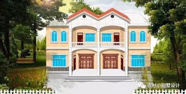 58款兄弟雙拼農村別墅圖片來襲，自建雙拼的可以參考哦