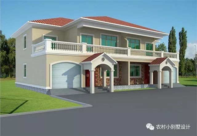 58款兄弟雙拼農村別墅圖片來襲，自建雙拼的可以參考哦