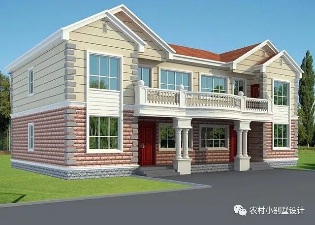 58款兄弟雙拼農村別墅圖片來襲，自建雙拼的可以參考哦