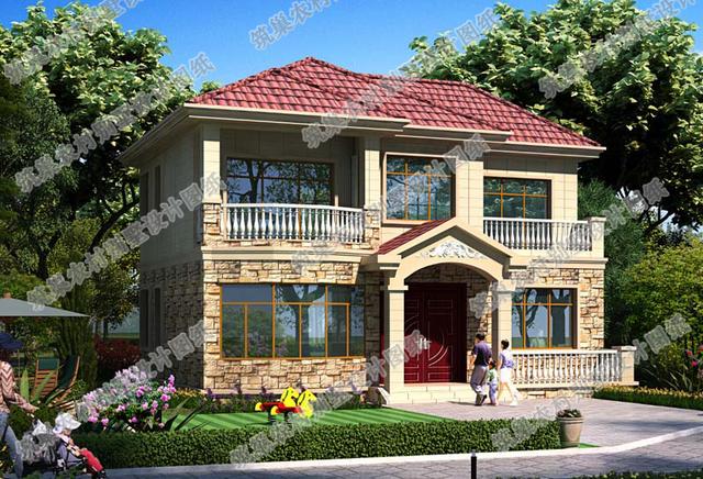 二層農村小別墅全套施工圖，美觀大氣，足夠滿足居住和日常享受