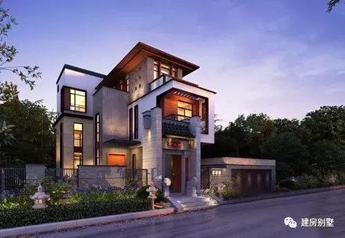 8款新中式自建別墅設計圖，配上中式風格的內裝，在農村很受歡迎