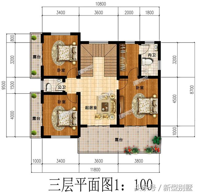小宅基地也能建豪宅，這款別墅設計圖就很好的詮釋了