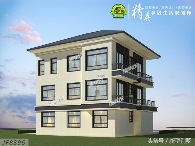 小宅基地也能建豪宅，這款別墅設計圖就很好的詮釋了