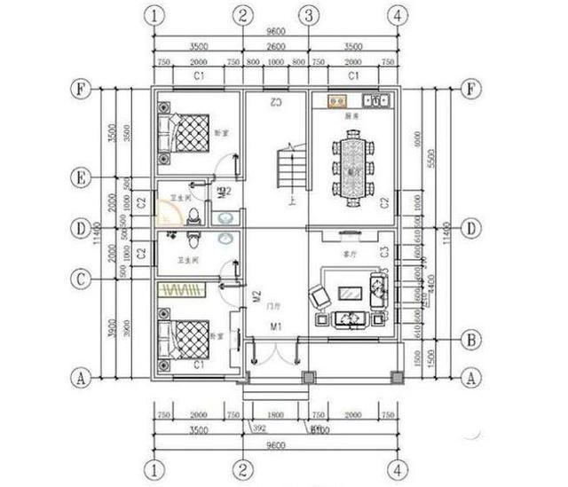 推薦三套小戶型的自建房設(shè)計(jì)方案，建筑占地120平米以下，三款戶型任你來(lái)挑
