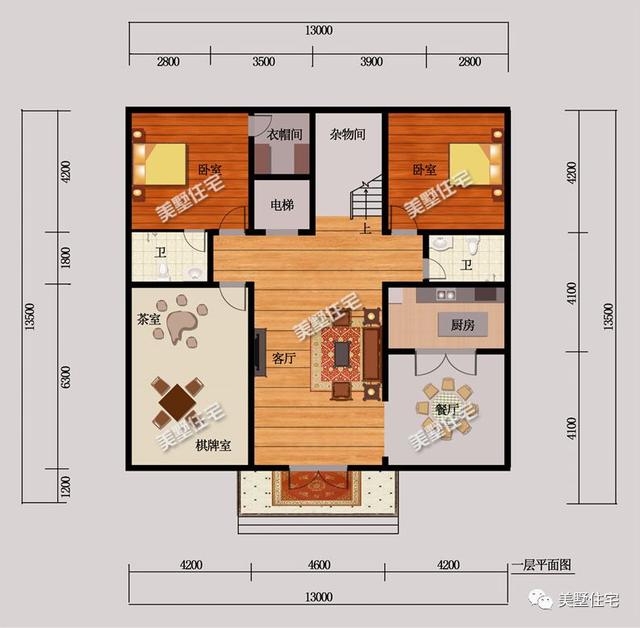 推薦5款帶棋牌室的農村自建別墅設計圖，布局好外觀靚，村里人肯定羨慕