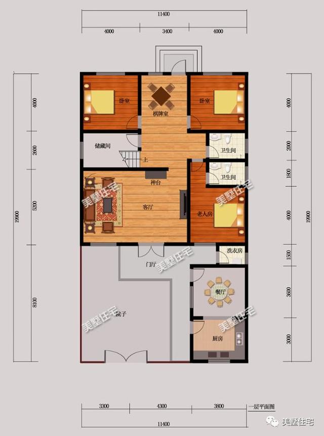 推薦5款帶棋牌室的農村自建別墅設計圖，布局好外觀靚，村里人肯定羨慕