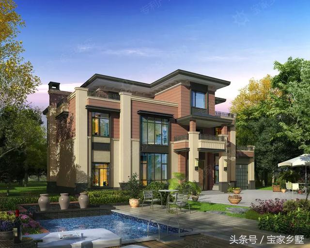 13款農村別墅設計戶型推薦，各種款式都有，鄰居們紛紛羨慕