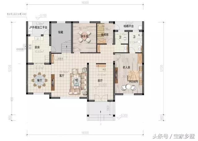13款農村別墅設計戶型推薦，各種款式都有，鄰居們紛紛羨慕