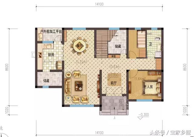 13款農村別墅設計戶型推薦，各種款式都有，鄰居們紛紛羨慕