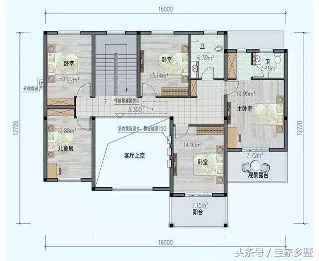 13款農村別墅設計戶型推薦，各種款式都有，鄰居們紛紛羨慕