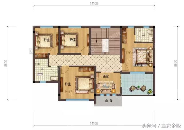 13款農村別墅設計戶型推薦，各種款式都有，鄰居們紛紛羨慕