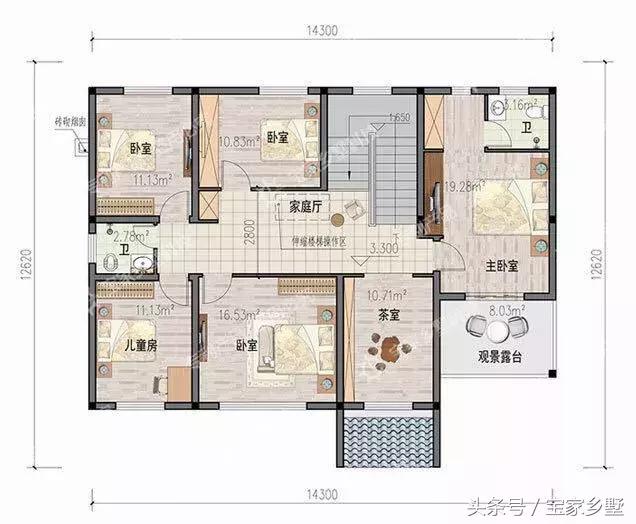 13款農村別墅設計戶型推薦，各種款式都有，鄰居們紛紛羨慕