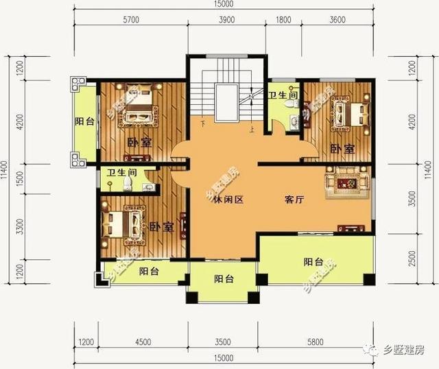 清新的空氣搭配上個性化的農村自建房設計圖，寬敞又大方