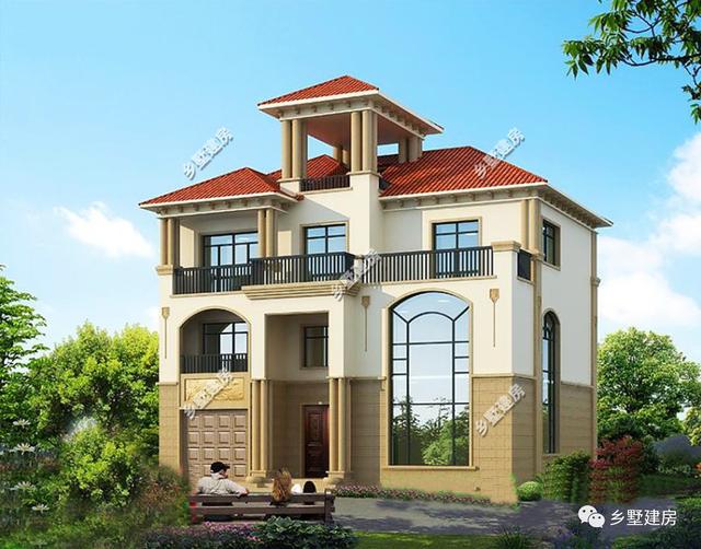 清新的空氣搭配上個性化的農村自建房設計圖，寬敞又大方