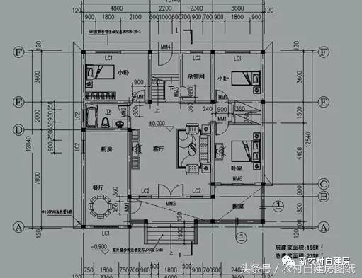 6款小戶型別墅設計圖，戶型好，布局贊