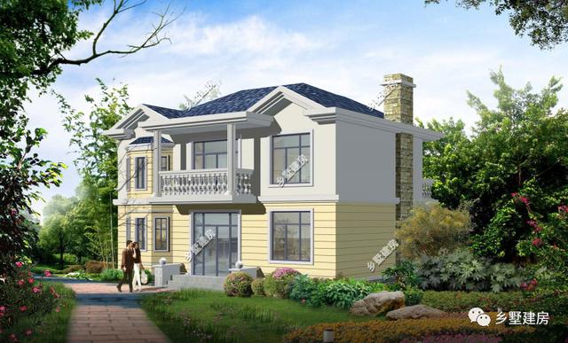 2款新式農(nóng)村別墅設(shè)計(jì)圖，設(shè)計(jì)新穎，精致實(shí)用