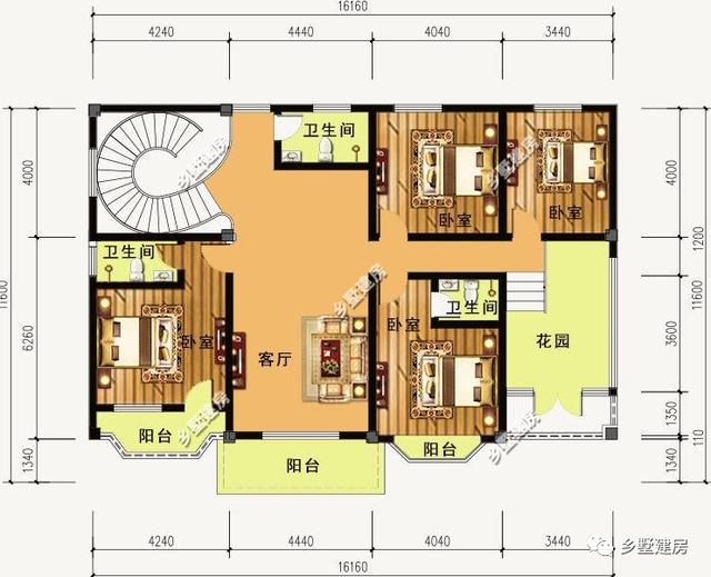 2款新式農(nóng)村別墅設(shè)計(jì)圖，設(shè)計(jì)新穎，精致實(shí)用