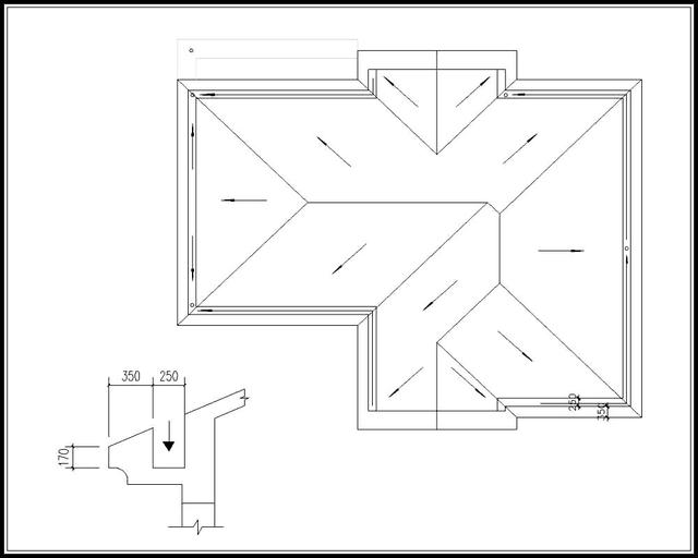 二層農村別墅設計圖，占地面積165平方，經濟實用。