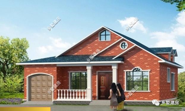 兩棟一層別墅設計圖，帶車庫，造價12萬，你心動嗎？