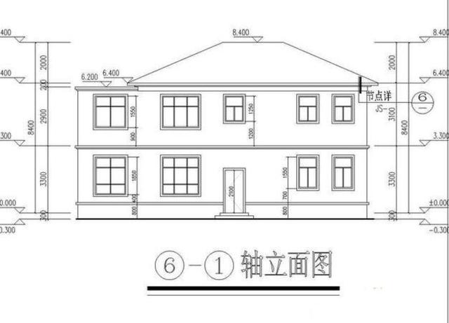 占地120平米的二層簡潔小洋樓，6間臥室加書房，造價(jià)25萬。
