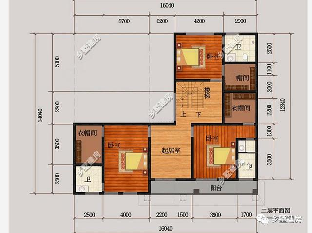 三層現(xiàn)代田園風(fēng)別墅設(shè)計圖，帶大露臺+老虎窗，造價40萬左右。