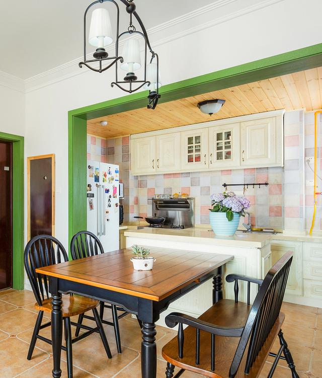 90平的新房子美式裝修，青春活力喜歡生機勃勃，特別喜歡。