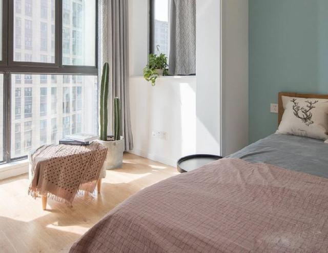 新房100平簡歐風(fēng)格裝修完成，簡單大方，臥室溫馨舒適，太美了。