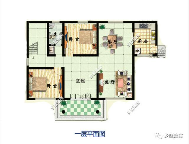 兩棟二層別墅設(shè)計(jì)圖，經(jīng)濟(jì)適用，房間多，采光好，造價(jià)不高，回家建一棟再合適不過來了。